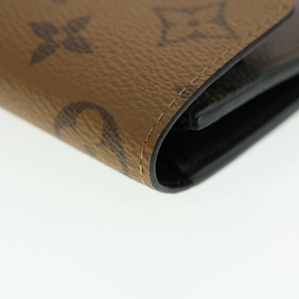LOUIS VUITTON Monogram Reverse Portefeuille Emily Long Wallet M82157 Auth 40459A - Picture 16 of 16